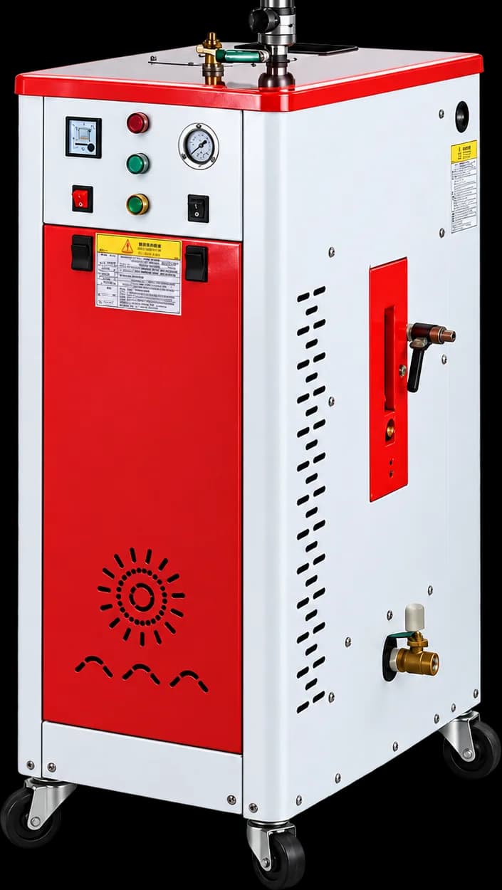 Three-phase steam machine